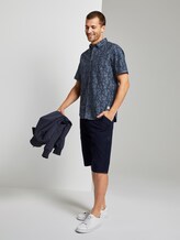 Patterned shirt - Men - navy tonal abstact kelp design Patterned shirt - Men - navy tonal abstact kelp design - 3 - TOM TAILOR