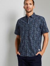 Patterned shirt - Men - navy tonal abstact kelp design Patterned shirt - Men - navy tonal abstact kelp design - 5 - TOM TAILOR