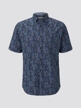Patterned shirt - Men - navy tonal abstact kelp design Patterned shirt - Men - navy tonal abstact kelp design - 7 - TOM TAILOR