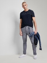 T-shirt with a contrasting print - Men - Sky Captain Blue T-shirt with a contrasting print - Men - Sky Captain Blue - 3 - TOM TAILOR Denim