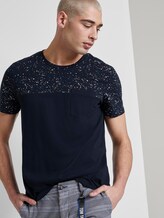 T-shirt with a contrasting print - Men - Sky Captain Blue T-shirt with a contrasting print - Men - Sky Captain Blue - 5 - TOM TAILOR Denim