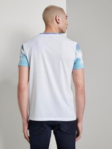 T-Shirt mit abgesetztem Print - Männer - White T-Shirt mit abgesetztem Print - Männer - White - 2 - TOM TAILOR Denim