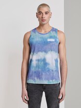 Tanktop mit Alloverprint - Männer - multicolor stripy batik print Tanktop mit Alloverprint - Männer - multicolor stripy batik print - 1 - TOM TAILOR Denim