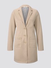 Jersey blazer coat - Women - cream toffee Jersey blazer coat - Women - cream toffee - 7 - TOM TAILOR