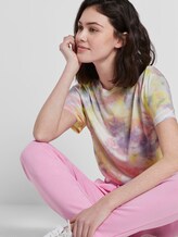 Batik T-shirt - Women - yellow rose batik print Batik T-shirt - Women - yellow rose batik print - 5 - TOM TAILOR Denim