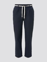Relaxed Chinohose aus Leinengemisch mit Gürtel - Männer - Sky Captain Blue Relaxed Chinohose aus Leinengemisch mit Gürtel - Männer - Sky Captain Blue - 7 - TOM TAILOR Denim