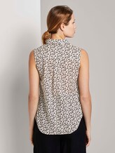 Ärmellose Henley-Bluse mit Seitenschlitzen - Frauen - vanilla monkey small design Ärmellose Henley-Bluse mit Seitenschlitzen - Frauen - vanilla monkey small design - 2 - TOM TAILOR