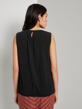 Blusen-Top mit elastischem Bund - Frauen - Deep Black Blusen-Top mit elastischem Bund - Frauen - Deep Black - 2 - TOM TAILOR