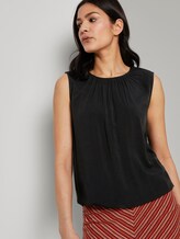 Blusen-Top mit elastischem Bund - Frauen - Deep Black Blusen-Top mit elastischem Bund - Frauen - Deep Black - 5 - TOM TAILOR
