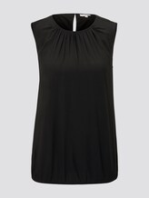 Blusen-Top mit elastischem Bund - Frauen - Deep Black Blusen-Top mit elastischem Bund - Frauen - Deep Black - 7 - TOM TAILOR