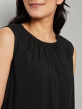 Blusen-Top mit elastischem Bund - Frauen - Deep Black Blusen-Top mit elastischem Bund - Frauen - Deep Black - 9 - TOM TAILOR