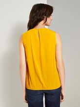 Blusen-Top mit elastischem Bund - Frauen - deep golden yellow Blusen-Top mit elastischem Bund - Frauen - deep golden yellow - 2 - TOM TAILOR