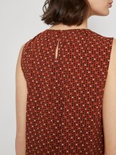 Blusen-Top mit elastischem Bund - Frauen - brown geometric design Blusen-Top mit elastischem Bund - Frauen - brown geometric design - 10 - TOM TAILOR