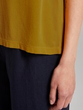 Ärmellose Bluse mit Schulterdetail - Frauen - deep golden yellow Ärmellose Bluse mit Schulterdetail - Frauen - deep golden yellow - 10 - TOM TAILOR