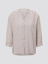 Gemusterte Bluse im Loose Fit - Frauen - white geometric design Gemusterte Bluse im Loose Fit - Frauen - white geometric design - 7 - TOM TAILOR