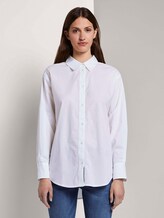 Simple blouse in a loose fit - Women - White Simple blouse in a loose fit - Women - White - 1 - TOM TAILOR