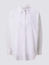 Simple blouse in a loose fit - Women - White Simple blouse in a loose fit - Women - White - 7 - TOM TAILOR