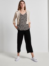 Blouse top with double straps - Women - black wavy design Blouse top with double straps - Women - black wavy design - 3 - TOM TAILOR