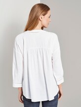 Tunikabluse aus Leinengemisch - Frauen - White Tunikabluse aus Leinengemisch - Frauen - White - 2 - TOM TAILOR