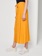 Maxi skirt with a button tab - Women - orange yellow Maxi skirt with a button tab - Women - orange yellow - 11 - TOM TAILOR Denim