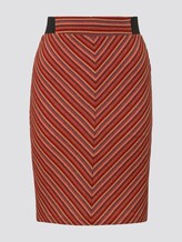 Bunt gemusterter Jersey-Rock - Frauen - red structure Bunt gemusterter Jersey-Rock - Frauen - red structure - 7 - TOM TAILOR
