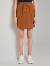Rock aus Leinen - Frauen - mango brown Rock aus Leinen - Frauen - mango brown - 1 - TOM TAILOR Denim