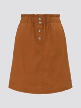 Rock aus Leinen - Frauen - mango brown Rock aus Leinen - Frauen - mango brown - 7 - TOM TAILOR Denim