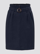 High-waisted paperbag skirt with a belt - Women - Sky Captain Blue High-waisted paperbag skirt with a belt - Women - Sky Captain Blue - 7 - TOM TAILOR