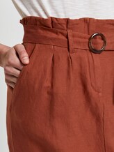 High-Waist Paperbag-Rock mit Gürtel - Frauen - Goji Orange High-Waist Paperbag-Rock mit Gürtel - Frauen - Goji Orange - 9 - TOM TAILOR