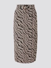 Gemusterter Maxirock in Wickel-Optik - Frauen - black wavy design Gemusterter Maxirock in Wickel-Optik - Frauen - black wavy design - 7 - TOM TAILOR