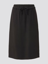 Midirock mit Seitenschlitzen - Frauen - Deep Black Midirock mit Seitenschlitzen - Frauen - Deep Black - 7 - TOM TAILOR