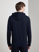 Printed hoodie - Men - Sky Captain Blue Printed hoodie - Men - Sky Captain Blue - 2 - TOM TAILOR Denim