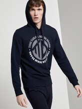 Printed hoodie - Men - Sky Captain Blue Printed hoodie - Men - Sky Captain Blue - 5 - TOM TAILOR Denim