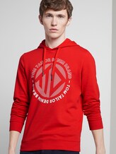 Hoodie mit Print - Männer - very red Hoodie mit Print - Männer - very red - 5 - TOM TAILOR Denim