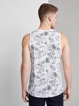 Tank top with a tropical print - Men - white navy hawaiian print Tank top with a tropical print - Men - white navy hawaiian print - 2 - TOM TAILOR Denim