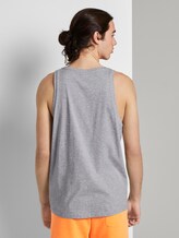 Top mit aufgesetzter Tasche - Männer - Light Stone Grey Melange Top mit aufgesetzter Tasche - Männer - Light Stone Grey Melange - 2 - TOM TAILOR Denim