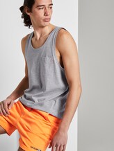 Top mit aufgesetzter Tasche - Männer - Light Stone Grey Melange Top mit aufgesetzter Tasche - Männer - Light Stone Grey Melange - 3 - TOM TAILOR Denim