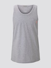 Top mit aufgesetzter Tasche - Männer - Light Stone Grey Melange Top mit aufgesetzter Tasche - Männer - Light Stone Grey Melange - 7 - TOM TAILOR Denim