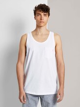 Top mit aufgesetzter Tasche - Männer - White Top mit aufgesetzter Tasche - Männer - White - 1 - TOM TAILOR Denim