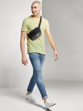 T-shirt with stripes - Men - canary light mixed structure T-shirt with stripes - Men - canary light mixed structure - 3 - TOM TAILOR Denim
