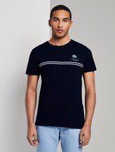 Sommerliches T-Shirt mit Print - Männer - Sky Captain Blue Sommerliches T-Shirt mit Print - Männer - Sky Captain Blue - 1 - TOM TAILOR Denim