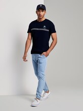 Sommerliches T-Shirt mit Print - Männer - Sky Captain Blue Sommerliches T-Shirt mit Print - Männer - Sky Captain Blue - 3 - TOM TAILOR Denim