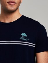 Sommerliches T-Shirt mit Print - Männer - Sky Captain Blue Sommerliches T-Shirt mit Print - Männer - Sky Captain Blue - 9 - TOM TAILOR Denim