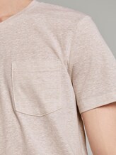Basic T-Shirt mit Streifenstruktur - Männer - fog beige thin yarn dye stripe Basic T-Shirt mit Streifenstruktur - Männer - fog beige thin yarn dye stripe - 9 - TOM TAILOR Denim