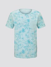 T-Shirt mit Allover-Print und Brusttasche - Männer - soft sky blue hawaiian print T-Shirt mit Allover-Print und Brusttasche - Männer - soft sky blue hawaiian print - 7 - TOM TAILOR Denim