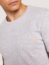Strukturiertes T-Shirt - Männer - grey multi slub yd stripe Strukturiertes T-Shirt - Männer - grey multi slub yd stripe - 9 - TOM TAILOR Denim