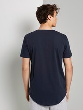 T-Shirt mit Logo-Print - Männer - Sky Captain Blue T-Shirt mit Logo-Print - Männer - Sky Captain Blue - 2 - TOM TAILOR Denim