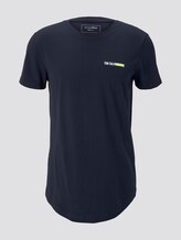 T-Shirt mit Logo-Print - Männer - Sky Captain Blue T-Shirt mit Logo-Print - Männer - Sky Captain Blue - 7 - TOM TAILOR Denim
