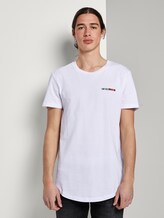 T-Shirt mit Logo-Print - Männer - White T-Shirt mit Logo-Print - Männer - White - 1 - TOM TAILOR Denim