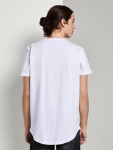 T-Shirt mit Logo-Print - Männer - White T-Shirt mit Logo-Print - Männer - White - 2 - TOM TAILOR Denim